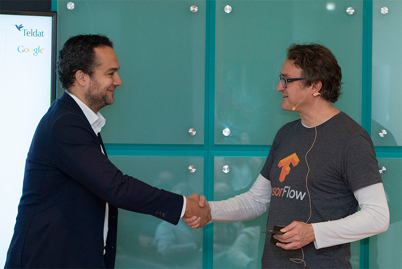 Teldat acoge la inauguración del Centro de Inteligencia Artificial con Google Cloud