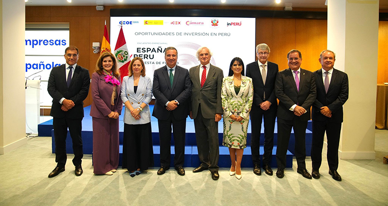 Una delegación empresarial e institucional de Perú destaca oportunidades en infraestructuras, energía y turismo