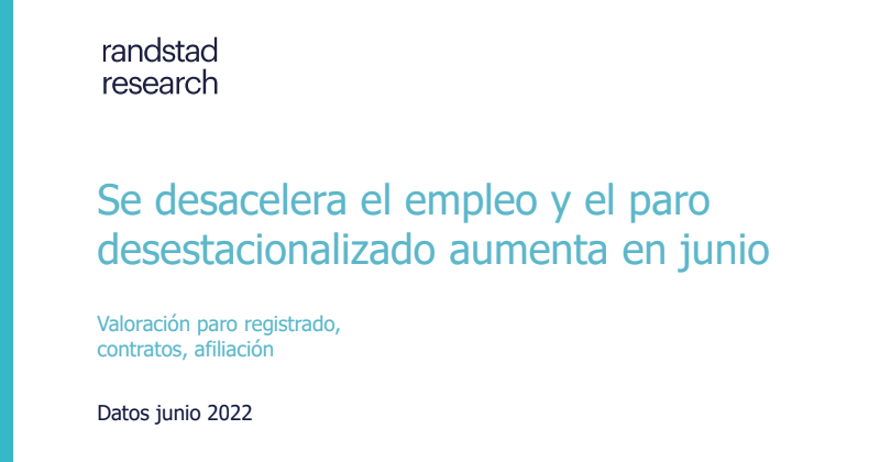 Se desacelera el empleo y el paro desestacionalizado aumenta en junio