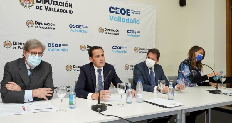 La Diputación de Valladolid y CEOE abordan las oportunidades que ofrecen los Fondos Europeos en la transformación digital del tejido productivo de nuestra provincia en un encuentro con empresas destacadas de Valladolid