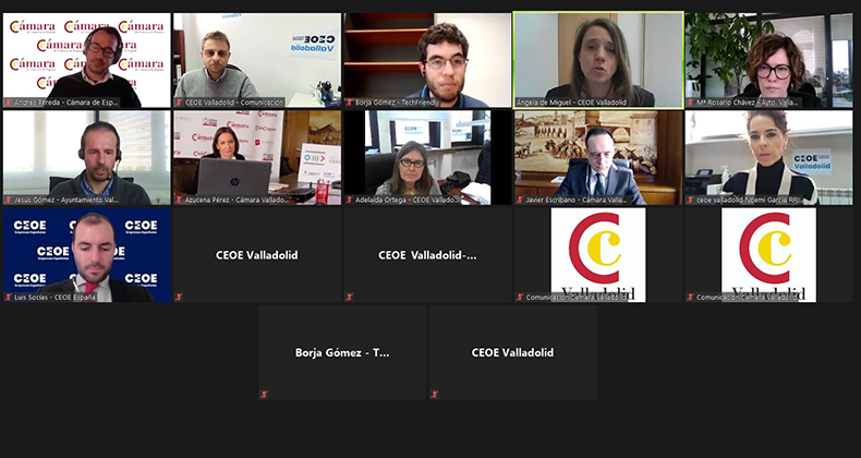 El Ayuntamiento de Valladolid, la Cámara de Comercio y CEOE acercan los Fondos Europeos a las pymes y autónomos de Valladolid