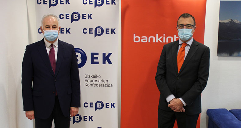 Las empresas de Bizkaia podrán acceder a una línea de financiación de 100 millones de euros para proyectos relacionados con el hidrógeno tras el acuerdo firmado por Bankinter y Cebek