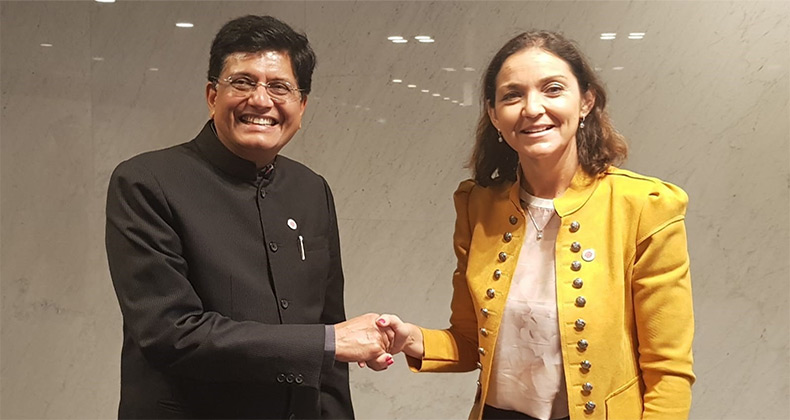 España e India acuerdan colaborar en proyectos ferroviarios, navales, sanitarios y turísticos