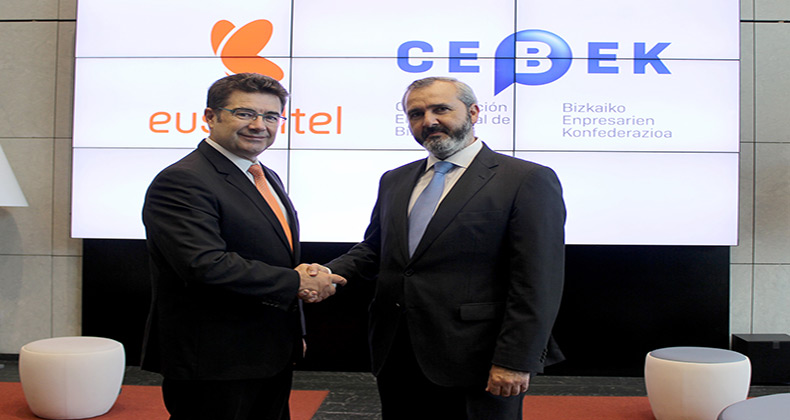Euskaltel y CEBEK renuevan su marco de colaboración para promover la transformación digital en las empresas vizcaínas