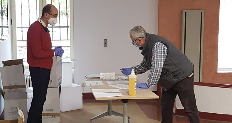 FAE ha repartido entre los autónomos burgaleses 14.000 mascarillas no sanitarias