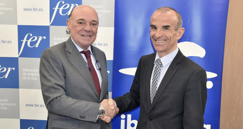 La Federación de Empresarios de La Rioja e Ibercaja renuevan su compromiso por el desarrollo y el crecimiento empresarial
