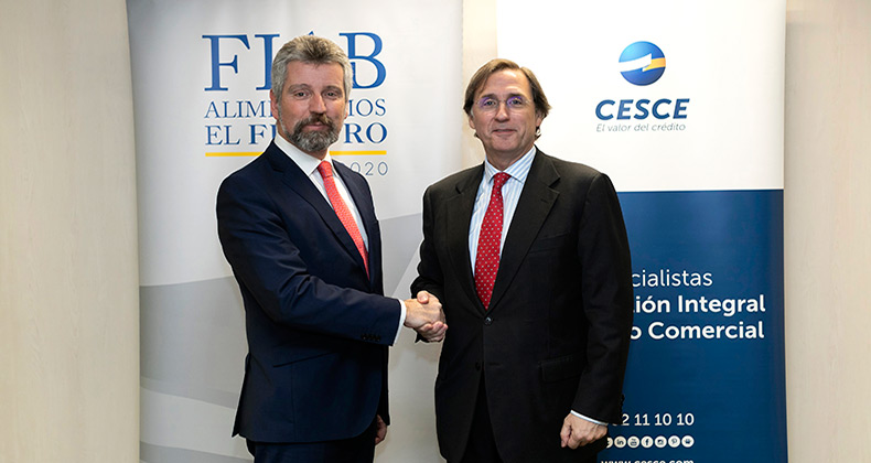 FIAB y CESCE firman un convenio de colaboración que potencia el apoyo a la internacionalización de las empresas de alimentación y bebidas