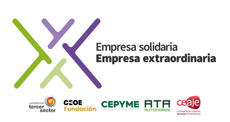 Fundación CEOE, CEPYME, ATA y CEAJE muestran su compromiso con el Tercer Sector a través de la Casilla Empresa Solidaria
