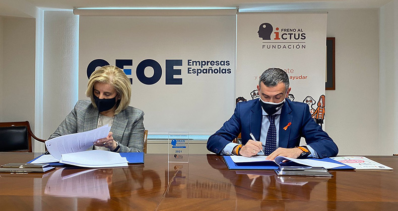 La Fundación CEOE y la Fundación Freno al Ictus se unen en la lucha contra el ictus desde el sector empresarial