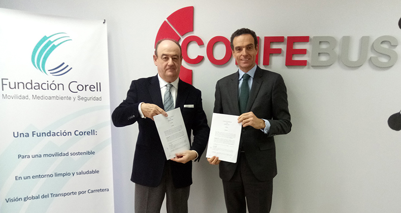 La Fundación Corell y CONFEBUS firman un convenio de colaboración