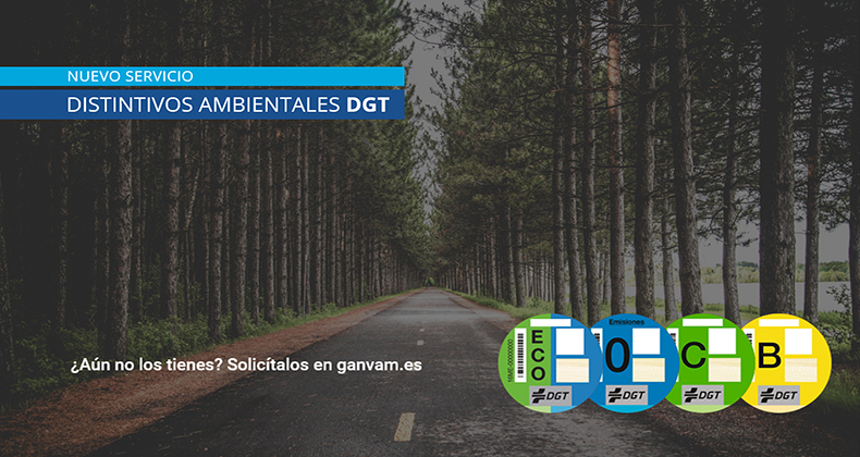 Ganvam lanza un nuevo servicio de entrega directa de distintivos ambientales de la DGT