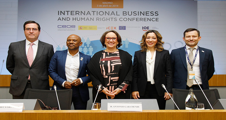 Garamendi, Méndez y Suárez inauguran la Conferencia Internacional sobre Empresa y Derechos Humanos