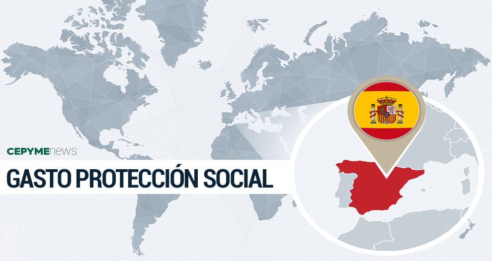 El gasto en protección social en España representa el 24,7% del PIB