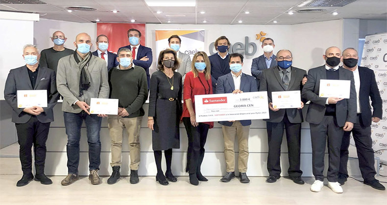Geoma Cen gana el ‘Premio CAEB-Santander a la Innovación Empresarial para Pymes 2020’ por crear tecnologías a favor del sector agrícola, del medio ambiente, la obra pública y la salud