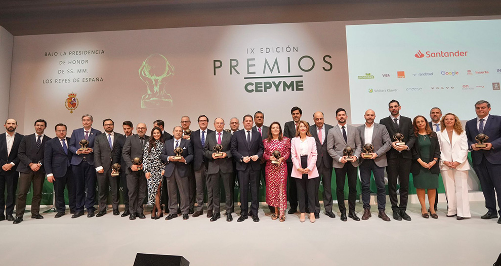 Gerardo Cuerva pide mayor reconocimiento a la empresa, en la ceremonia de entrega de los IX Premios CEPYME