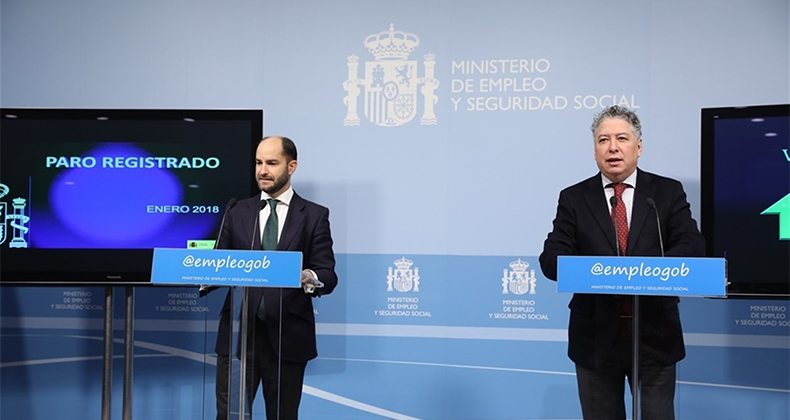 El Gobierno dice que el 60% de los empleos perdidos entre septiembre y enero se registraron en Cataluña