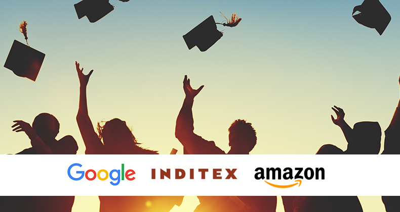 google-inditex-amazon-las-empresas-favoritas-trabajar-los-universitarios