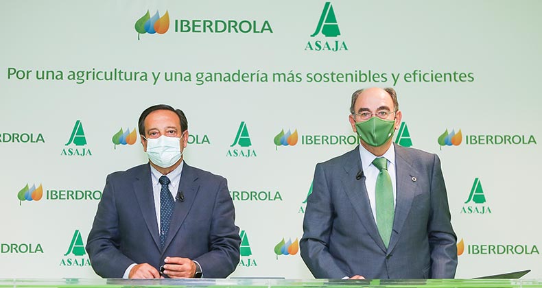 Iberdrola y ASAJA sellan una alianza estratégica para impulsar la agricultura y ganadería cero emisiones