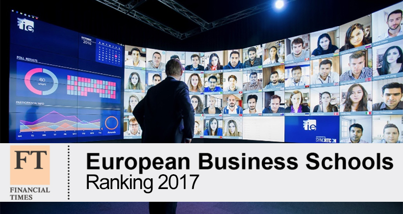 IE, IESE y Esade, en el ‘top 10’ de las mejores escuelas de negocios de Europa