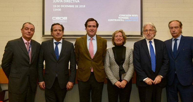 Juan Pablo Lázaro, Josep Sánchez Llibre, Pilar González de Frutos y Salvador Navarro, nuevos vicepresidentes de CEOE