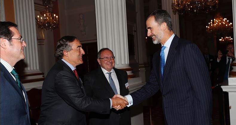 Juan Rosell y Antonio Garamendi participan en el Encuentro Empresarial Reino Unido-España presidido por S.M. El Rey