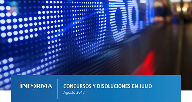 Julio registra el mayor número de concursos en lo que llevamos de año