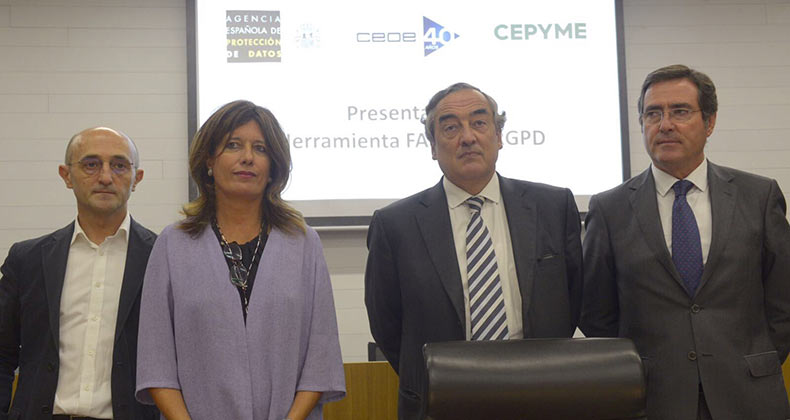La AEPD presenta ‘Facilita RGPD’, una herramienta para ayudar a las empresas  a cumplir con la protección de datos