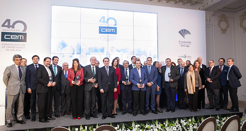 La Confederación de Empresarios de Málaga (CEM) celebra su 40 Aniversario