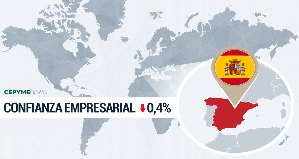 La confianza empresarial baja un 0,4% en el primer trimestre
