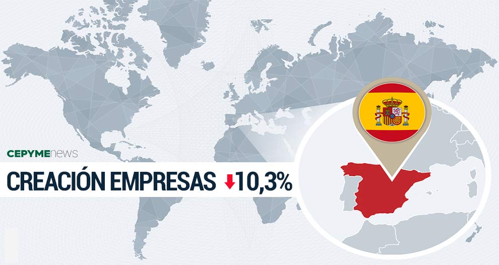 La creación de empresas cae un 10,3% en junio y encadena tres meses de descensos