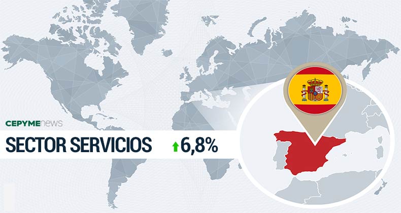 La facturación del sector servicios modera su crecimiento al 6,8%