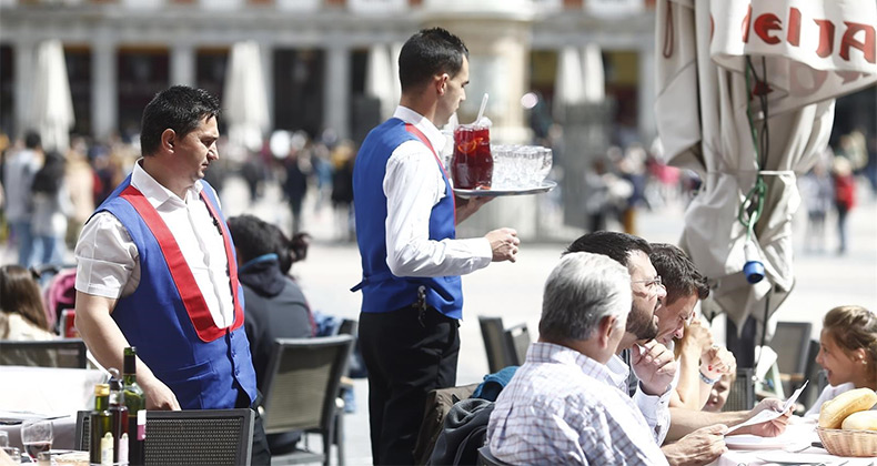 La hostelería se dispara un 5,7% en 2017, impulsada por el turismo y el consumo diurno