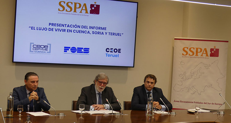La Red SSPA presenta en Madrid el informe que ratifica «El lujo de vivir en Cuenca, Soria y Teruel»