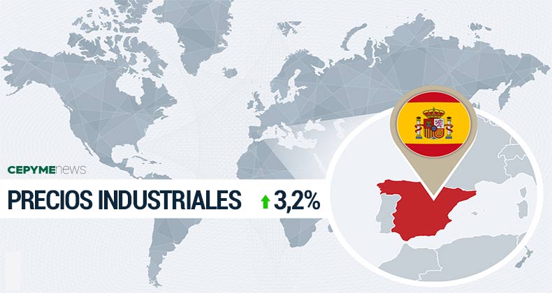 Los precios industriales mantienen su crecimiento en julio en el 3,2%