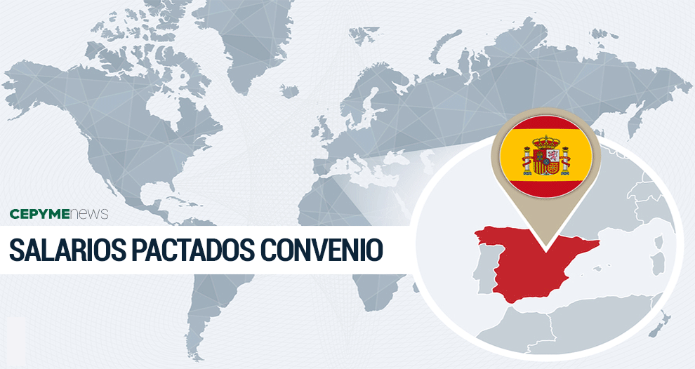 Los salarios pactados en convenio suben una media del 1,43% en 2017, dos décimas por encima del IPC