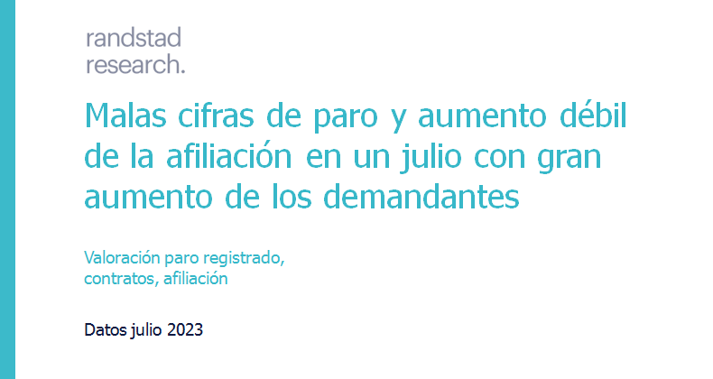 Malas cifras de paro y aumento débil de la afiliación en un julio con gran aumento de los demandantes