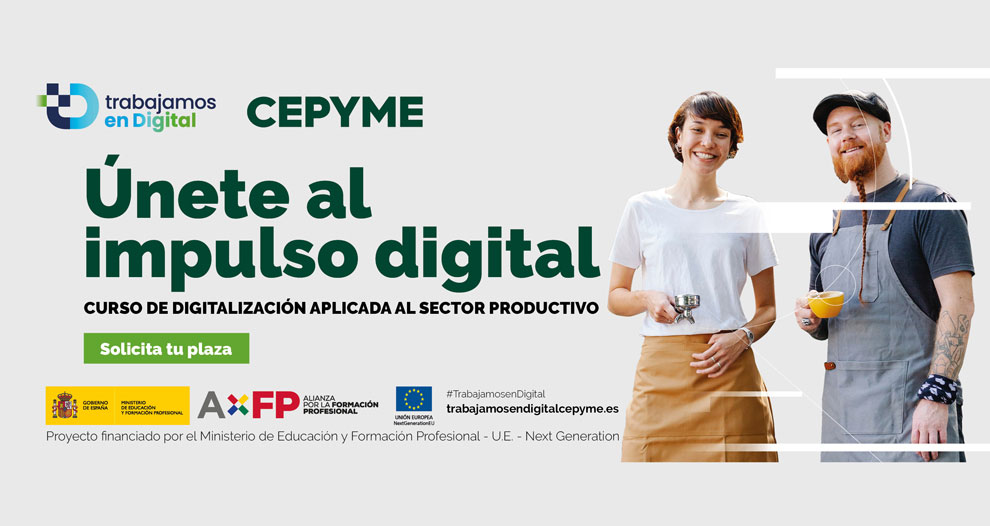 Miles de empleados ya han solicitado su plaza en el curso Trabajamos en Digital