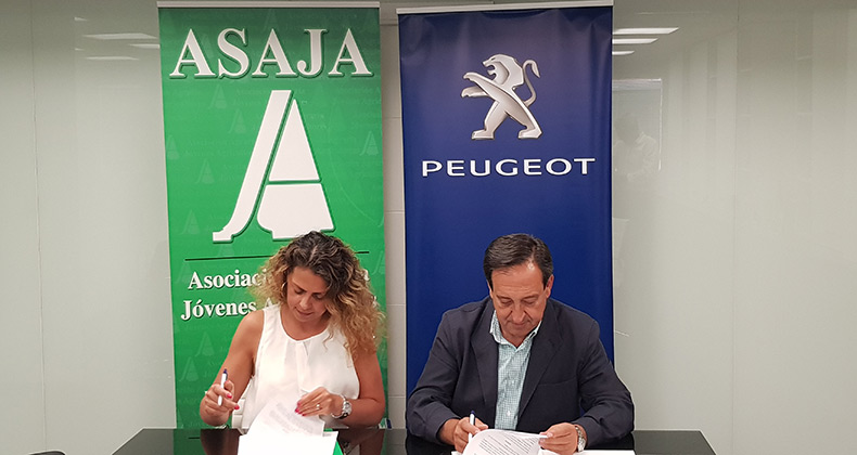 Peugeot y ASAJA renuevan su convenio de colaboración para facilitar la movilidad de los agricultores