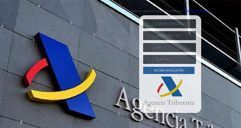 Campaña de phishing y smishing que trata de suplantar a la AEAT