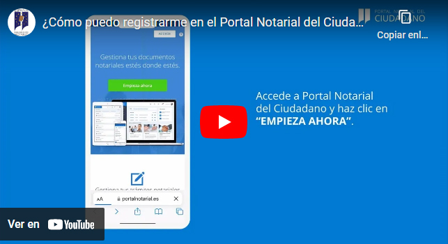 ¿Cómo puedo registrarme en el Portal Notarial del Ciudadano?