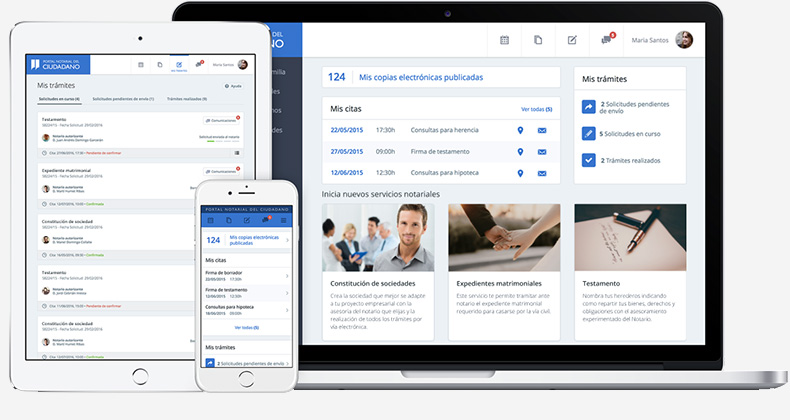El Portal Notarial del Ciudadano: servicios y asesoramiento notarial desde tu ordenador, tablet o móvil