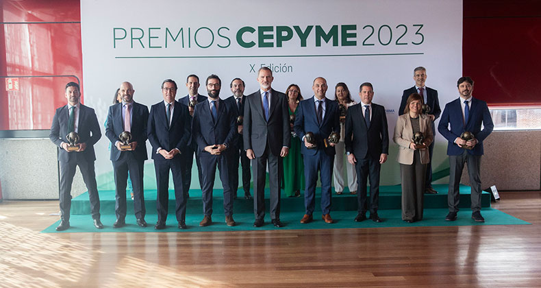 Los empresarios muestran su respaldo a la Corona en los X Premios CEPYME