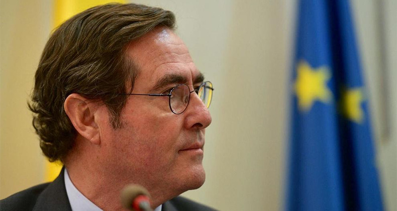 El presidente de CEOE, Antonio Garamendi, acompaña a SS.MM los Reyes de España en su visita de Estado a Suecia