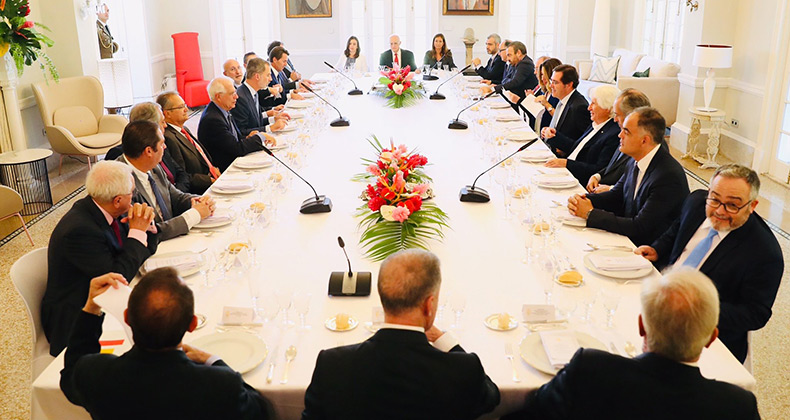 El presidente de CEOE participó en un almuerzo presidido por S.M. el Rey con empresarios españoles