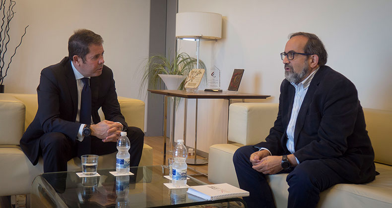 El presidente de la CGE y Cámara Granada se reúne con el director del Consorcio IFMIF-DONES