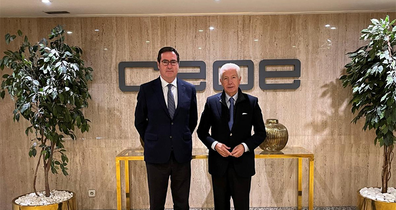 Los presidentes de CIP (Portugal) y de CEOE apuestan por una estrategia común para Europa e Iberoamérica