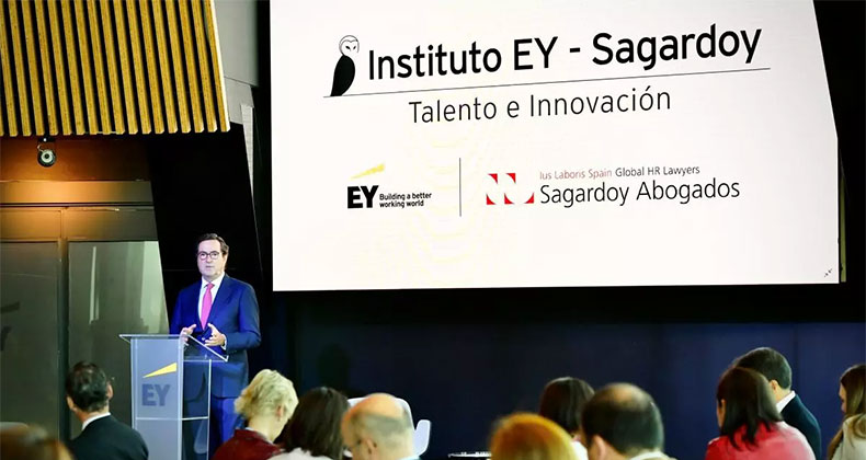 Primer foro del Instituto EY-Sagardoy Talento e Innovación, con la intervención de Antonio Garamendi, presidente de la CEOE