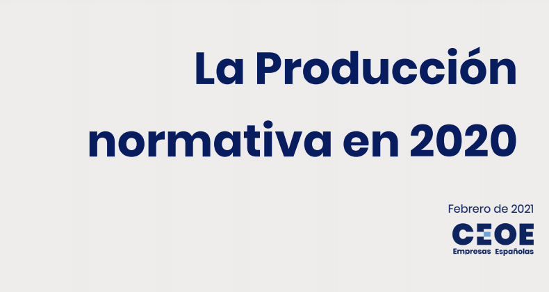 La producción de normas estatales repuntó más de un 22% durante 2020 en plena pandemia