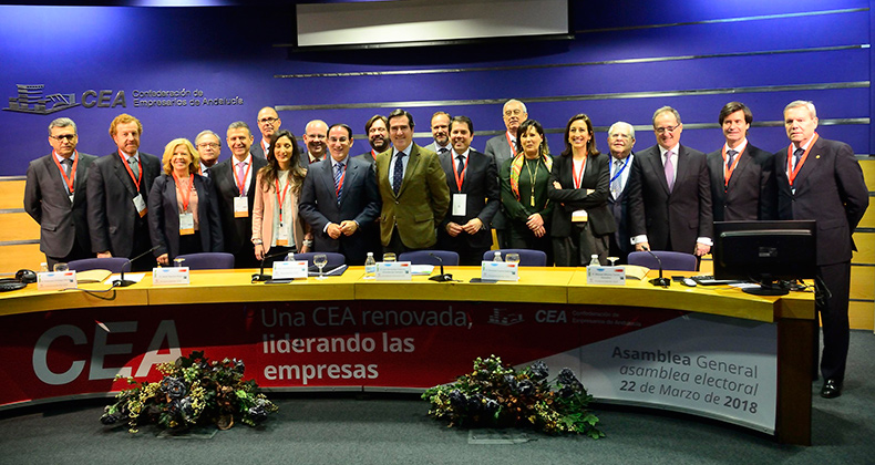 El reelegido presidente de CEA propone un gran pacto por la empresa en Andalucía