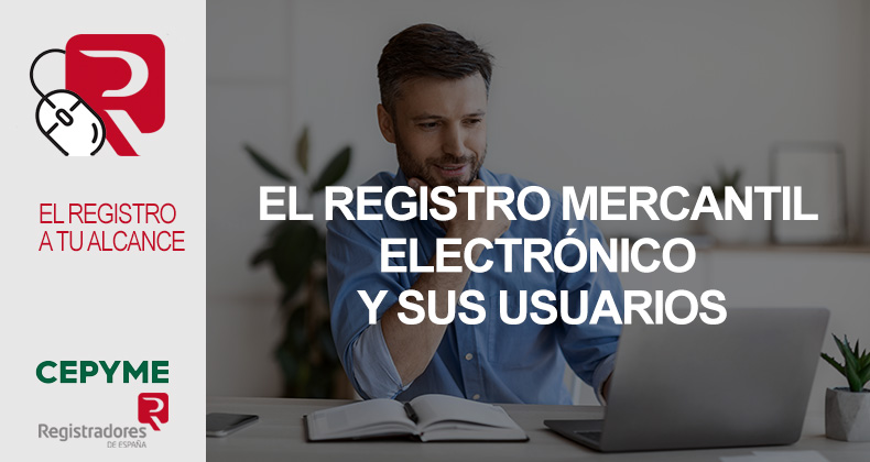 El Registro Mercantil electrónico y sus usuarios